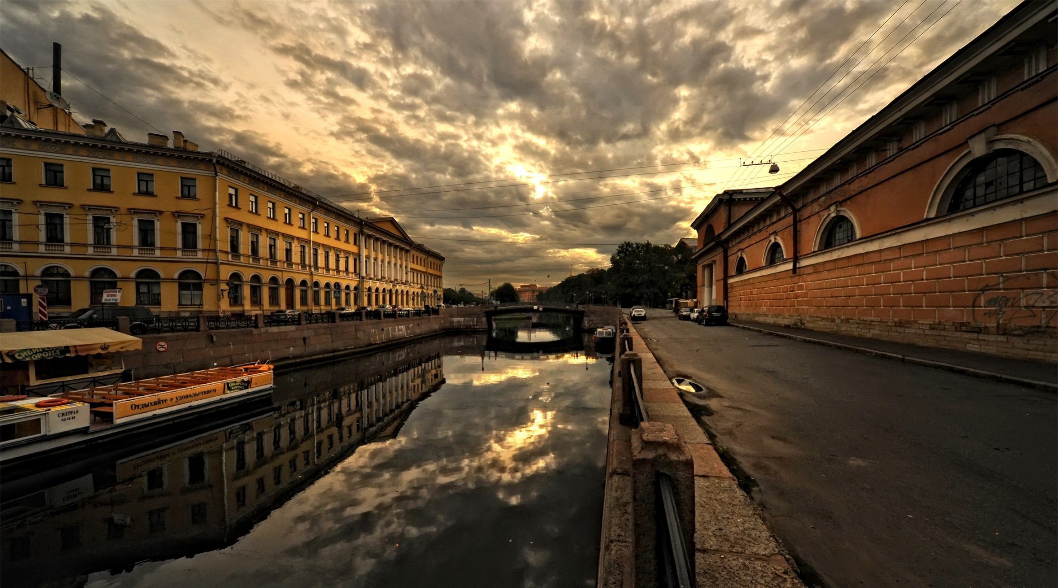 ciudad san petersburgo puente casas edificios arquitectura calle