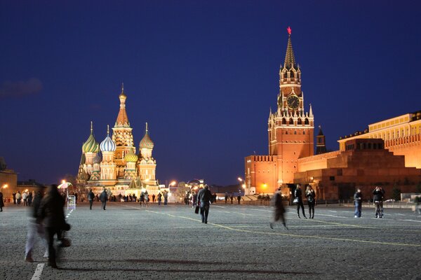 Piazza Rossa a Mosca Russia