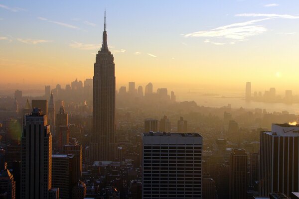 US-Stadt, Stadtpanorama