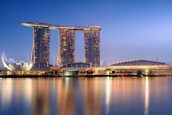 Hotel casinò a Singapore panorama