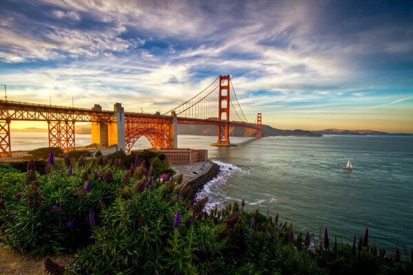 Beautiful view of the bridge