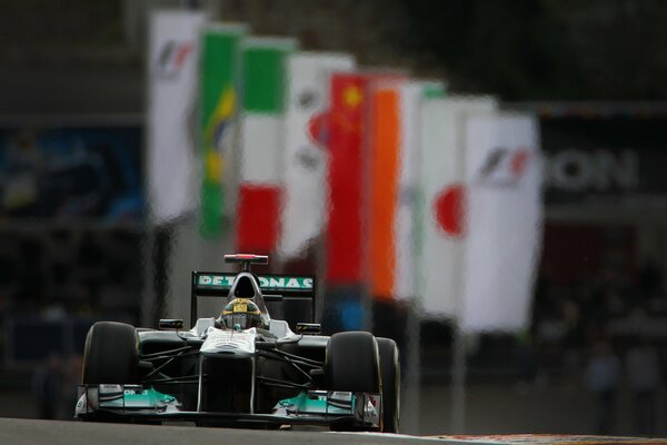 Misael Schumacher participe à la formule 1. Belgique 2011