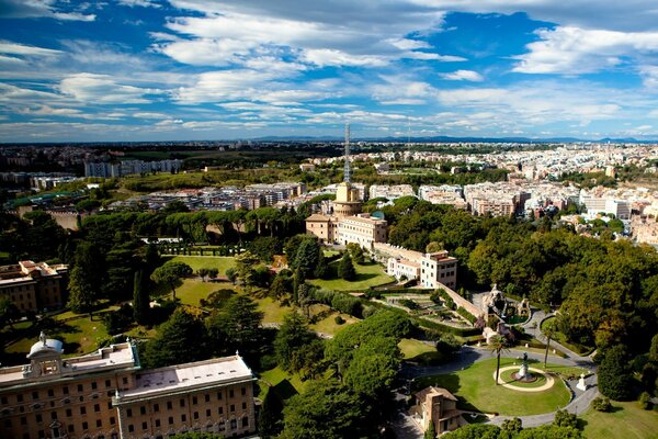 Città di Roma con alta, Parco, casa