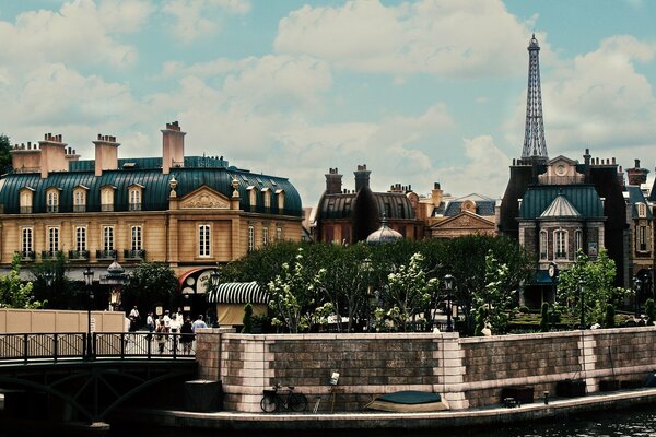 Paris Fotos Straße zu Hause