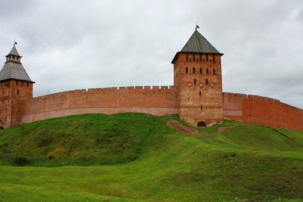 The Ancient Kremlin in Veliky Novgorod