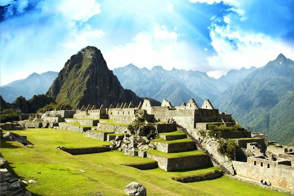 Architecture of the Peruvian city of Machu