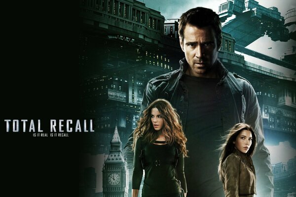 Colin Farrell en el cartel de la película Remember Everything