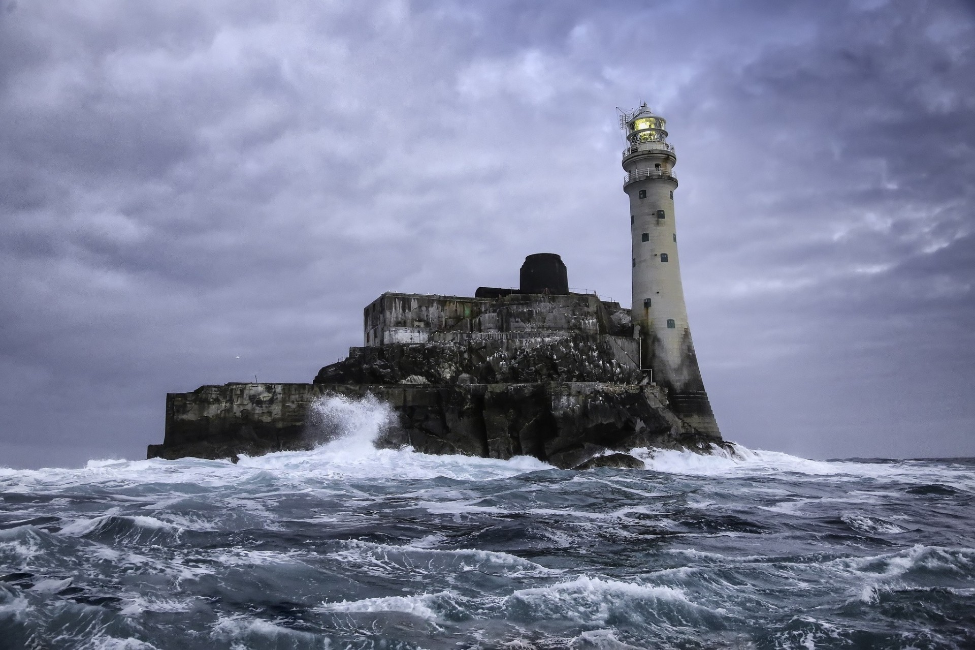 kork irland leuchtturm atlantik ozean insel felsen