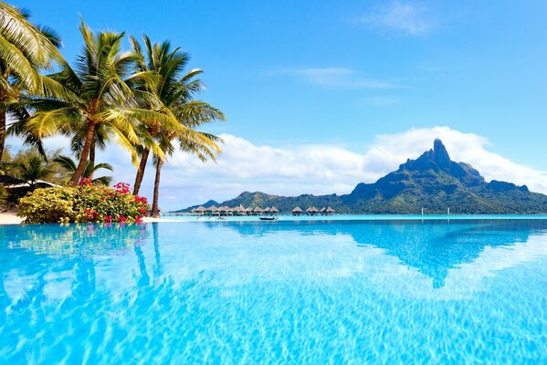 Tropical beach in Australia