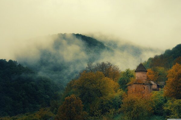 Mountain landscape of nature of Armenia