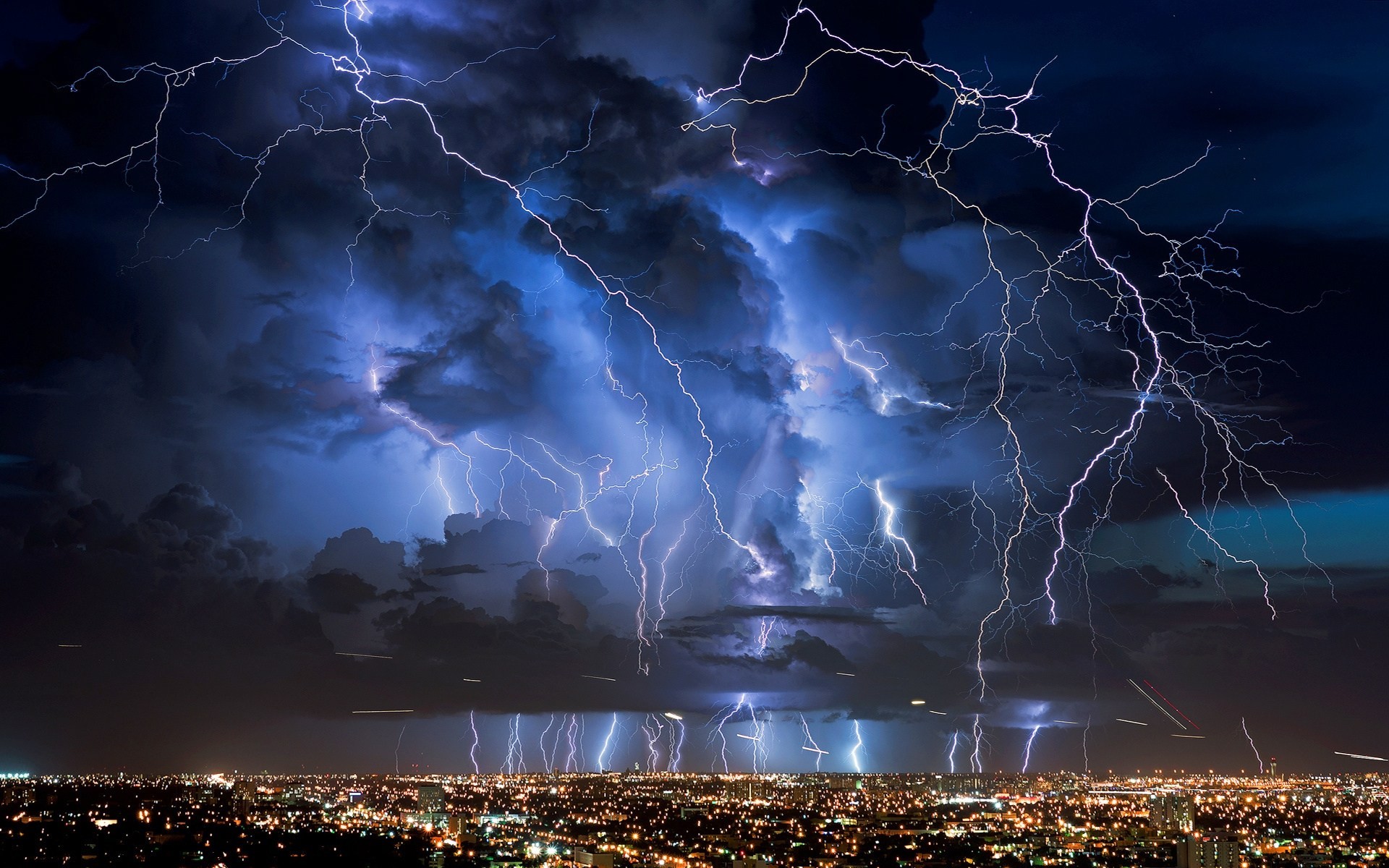 gulf cloud nature town the storm lightning sea