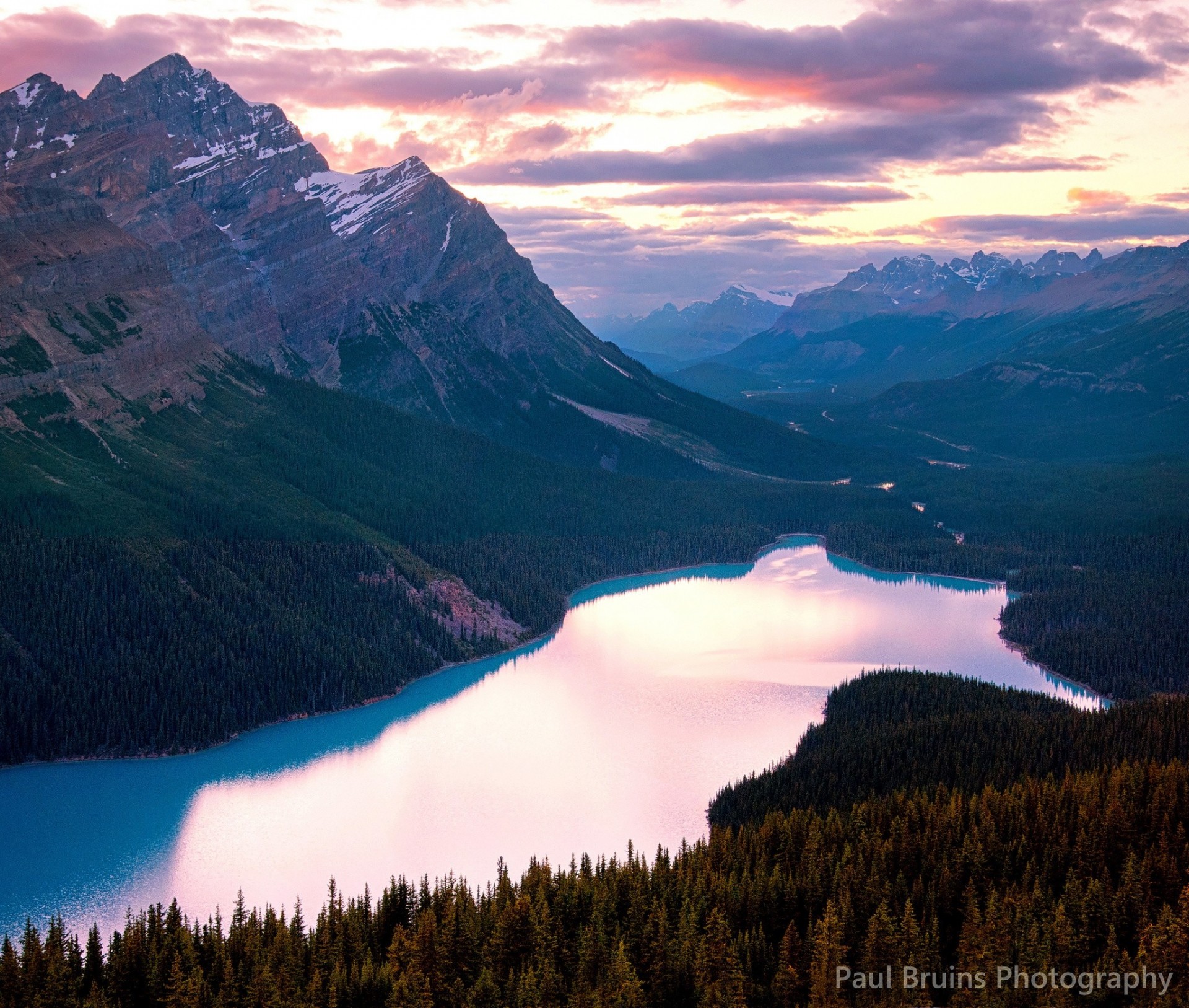 lake banff national park canada