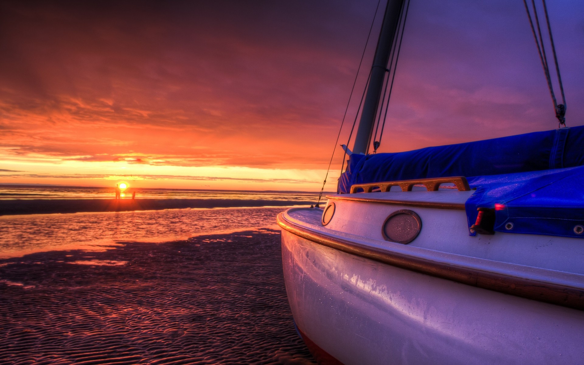 landschaft sonnenuntergang natur himmel sonne wolken meer strand