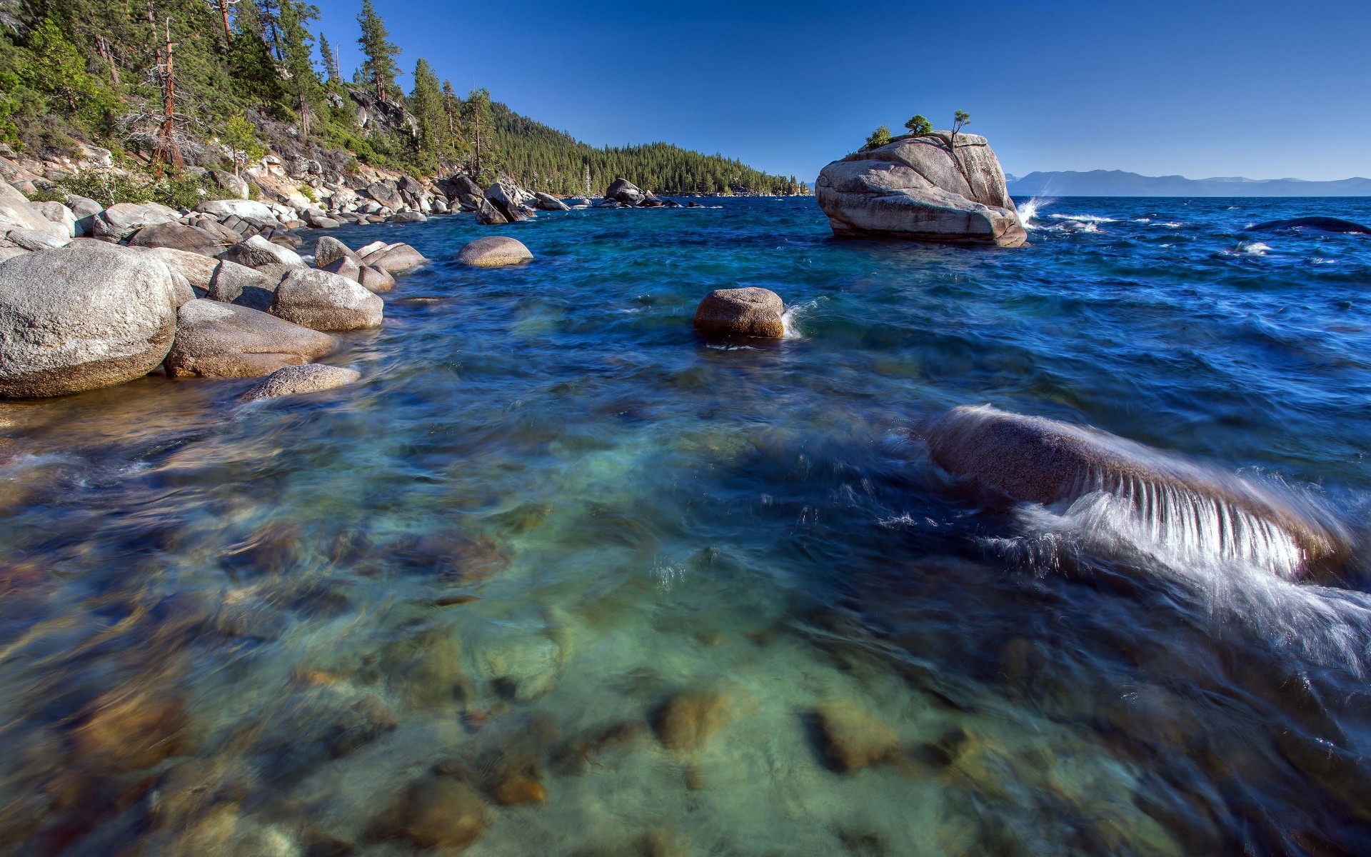 pierres lac lac tahoe lac tahoe