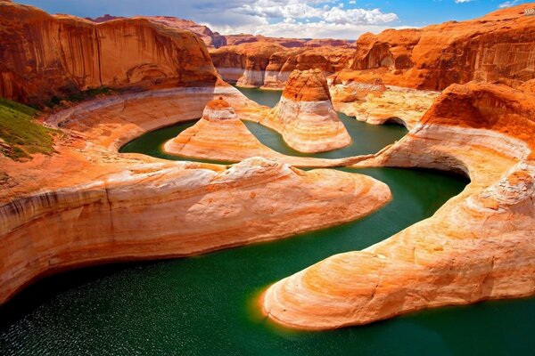 Rivière Colorado dans le grand Canyon Brown Sands