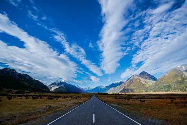 Un sentiero come una strada per il cielo