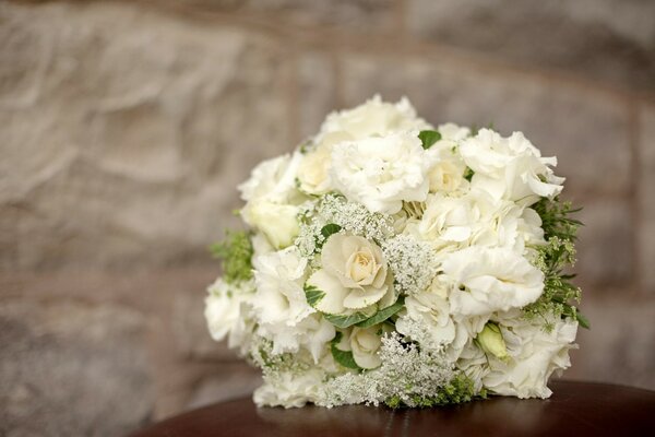 Hortensia hermoso ramo de novia