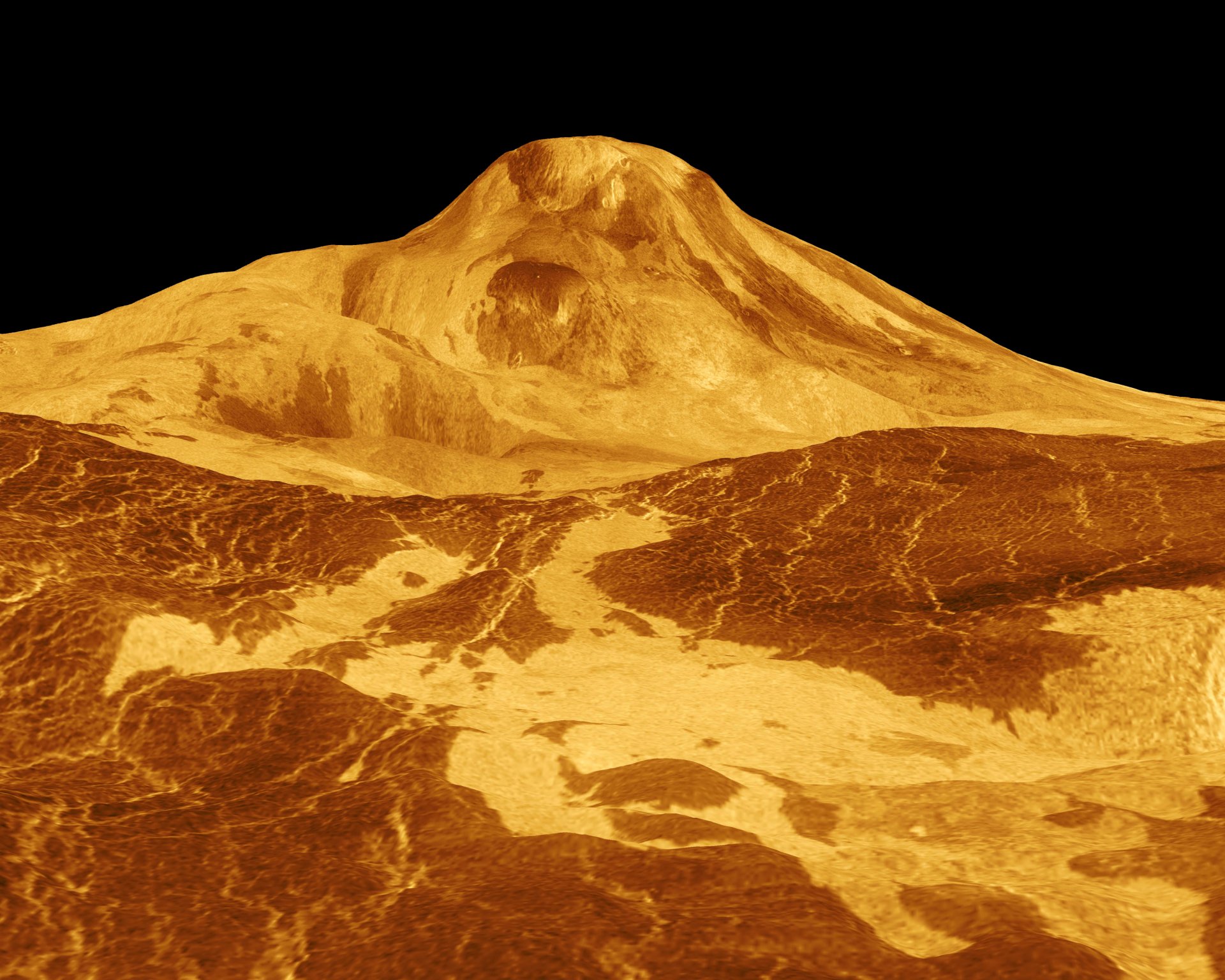 vénus montagne planète photo nasa