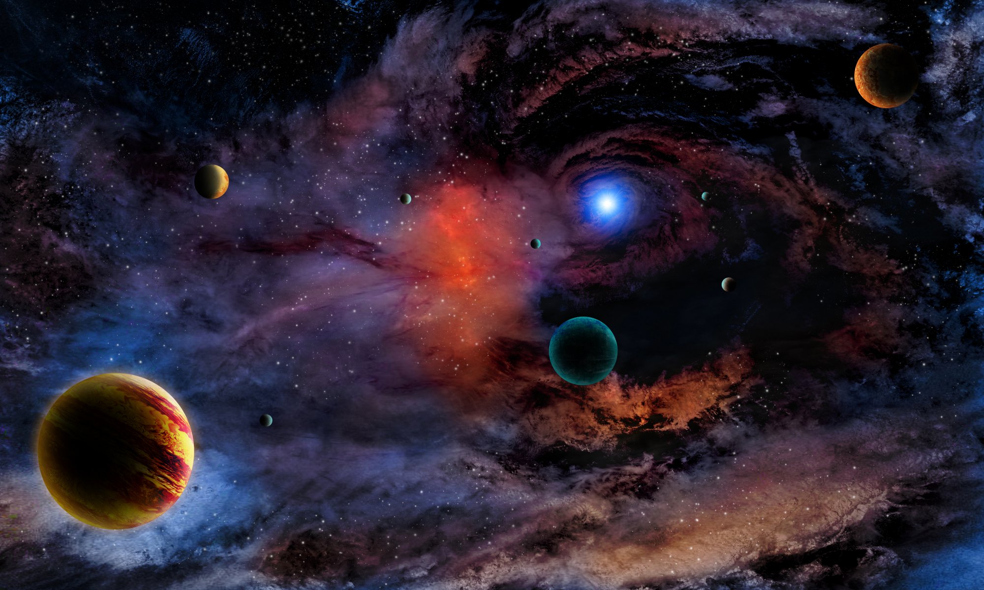 planeta nebulosa universo