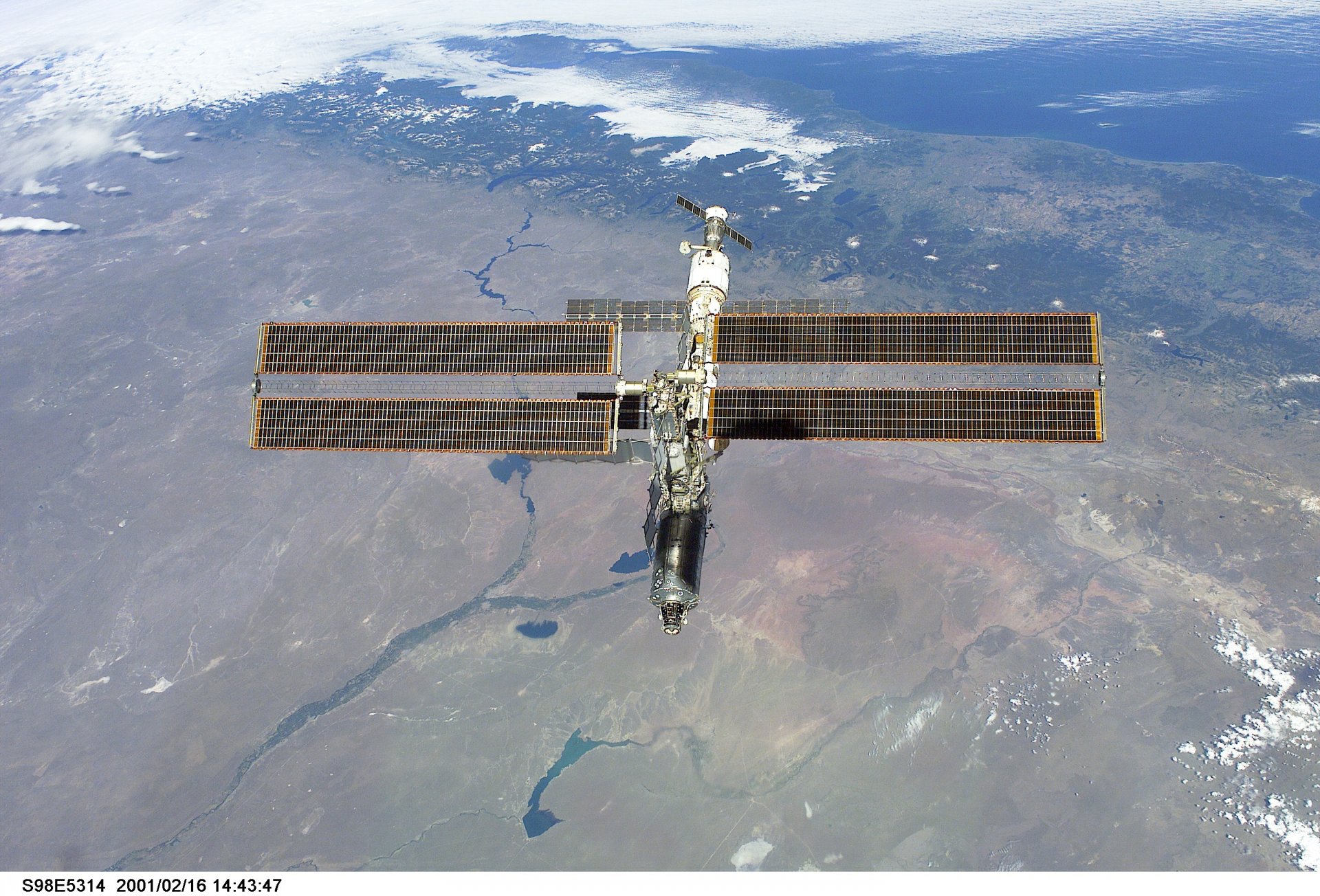 iss terre espace