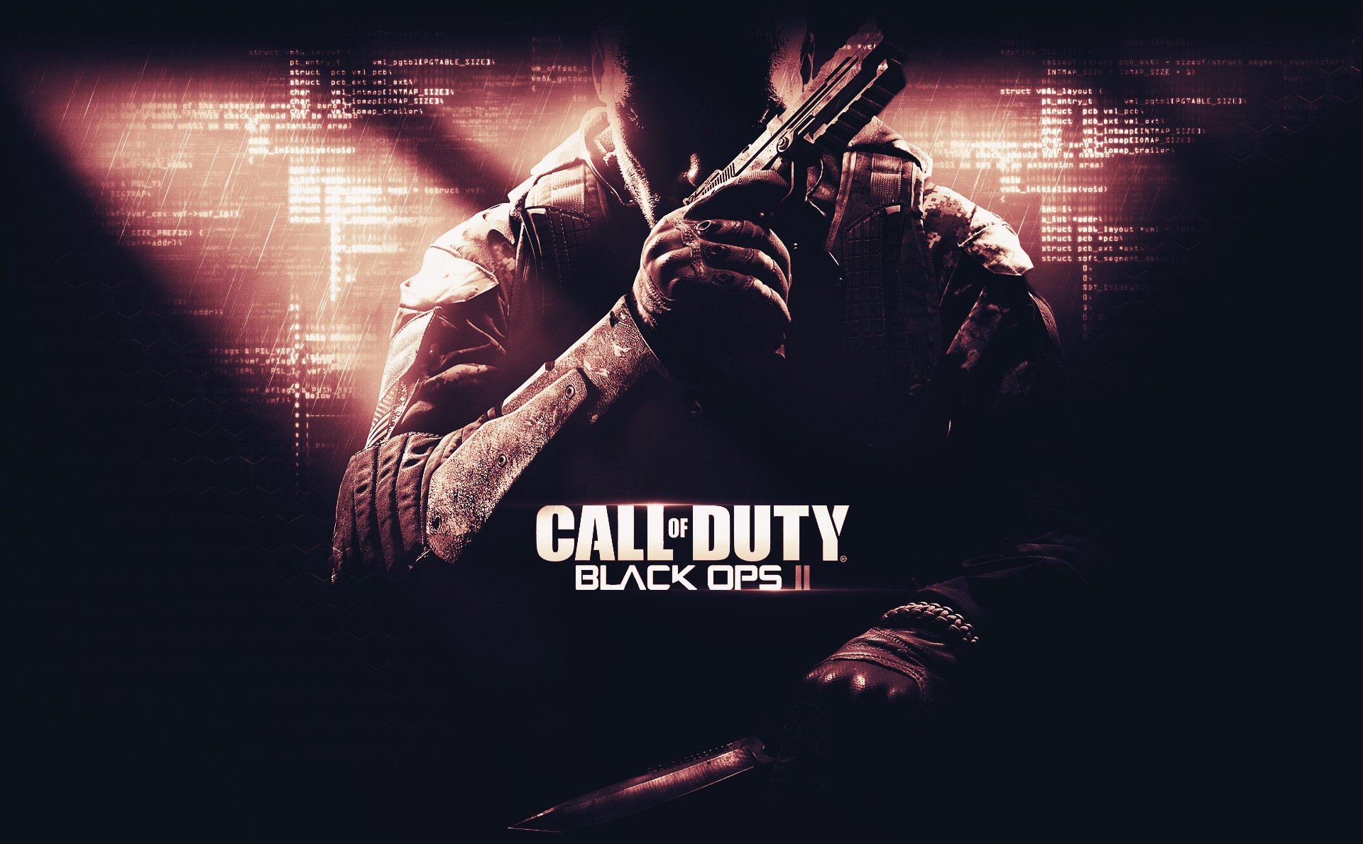 cod pistolet treyarch black ops 2 nóż activision call of duty