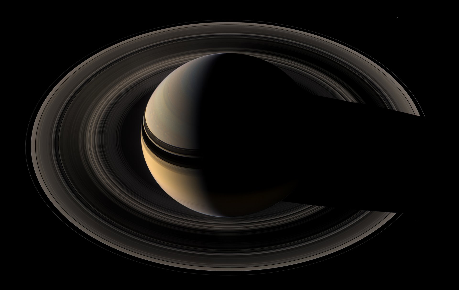 aturn cassini saturne planète orbite photo nasa anneaux