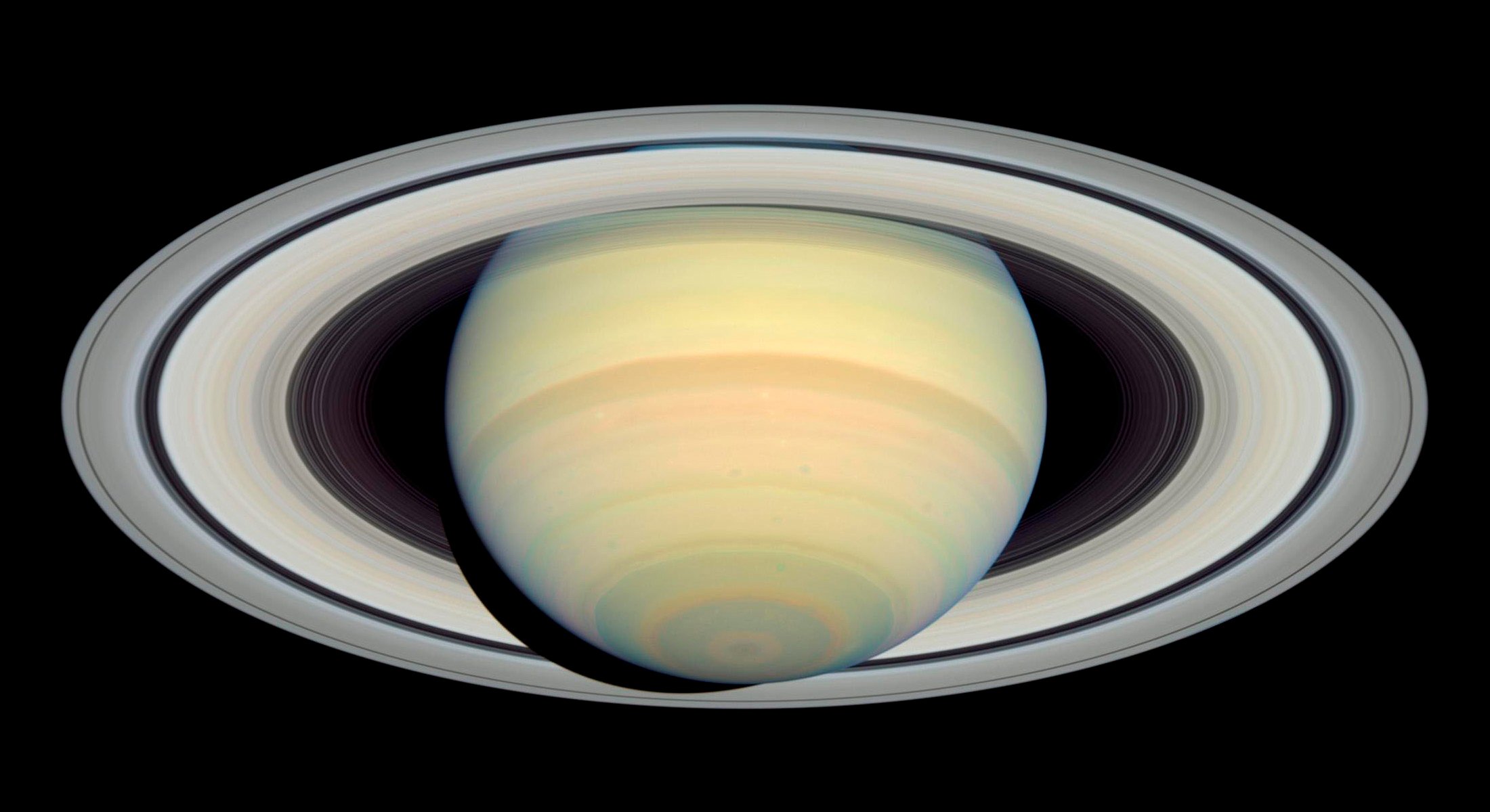 aturn cassini saturno planeta órbita foto nasa