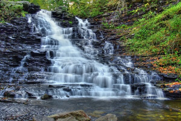 Cascadas hermosa naturaleza