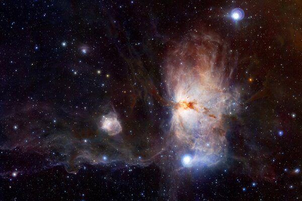 Orion Nebula in stardust