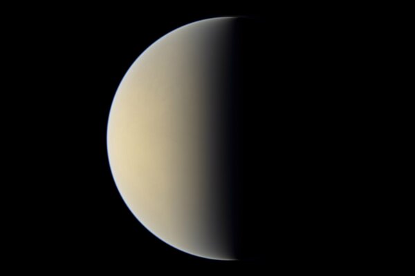 Half of Venus is open to the human eye