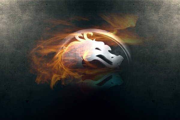 Emblem des Spiels mortal Kombat Dragon mk