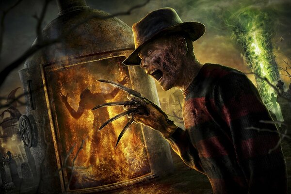 Favorite characters Freddy Krueger and the Iron glove