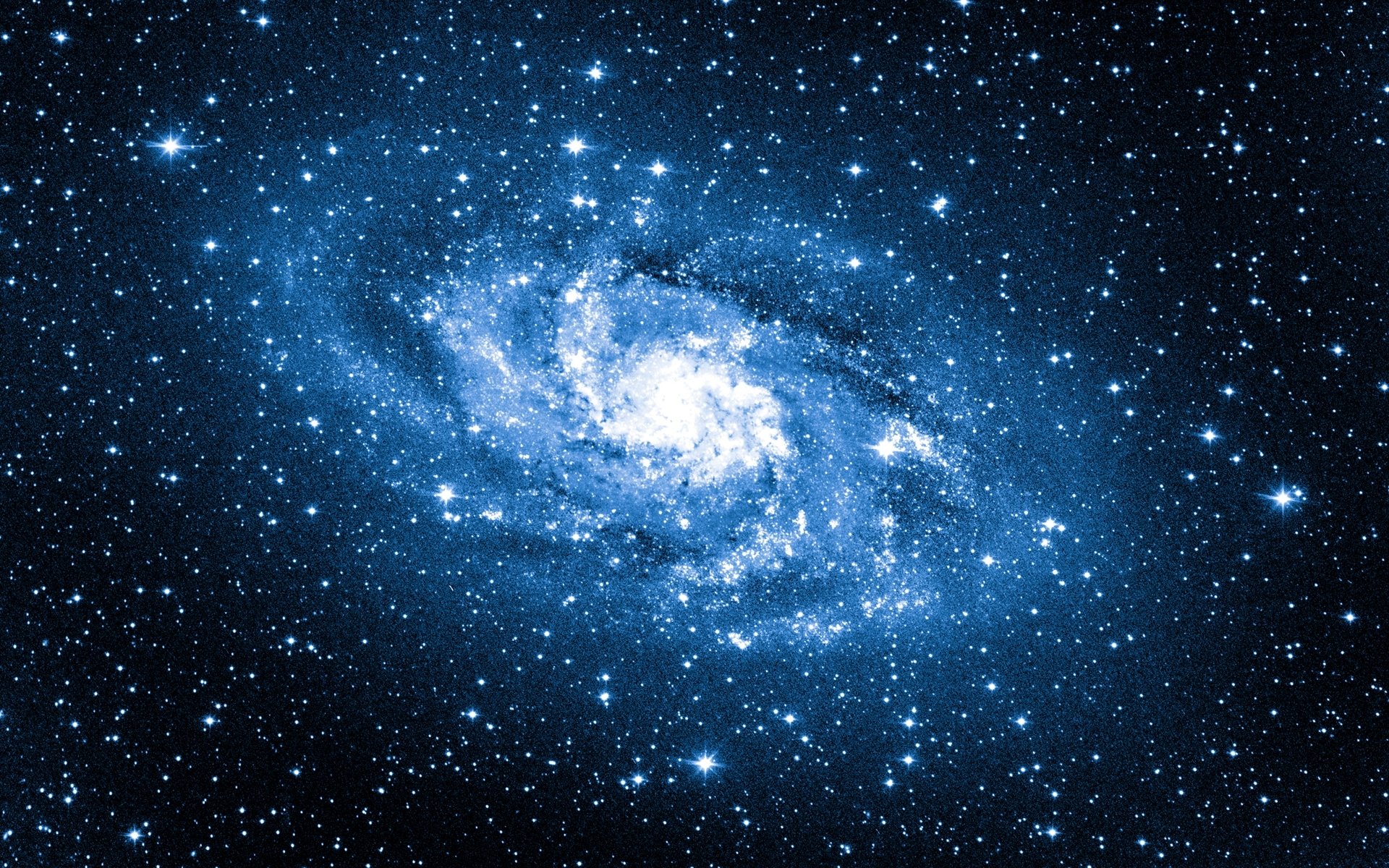 galaxie blau