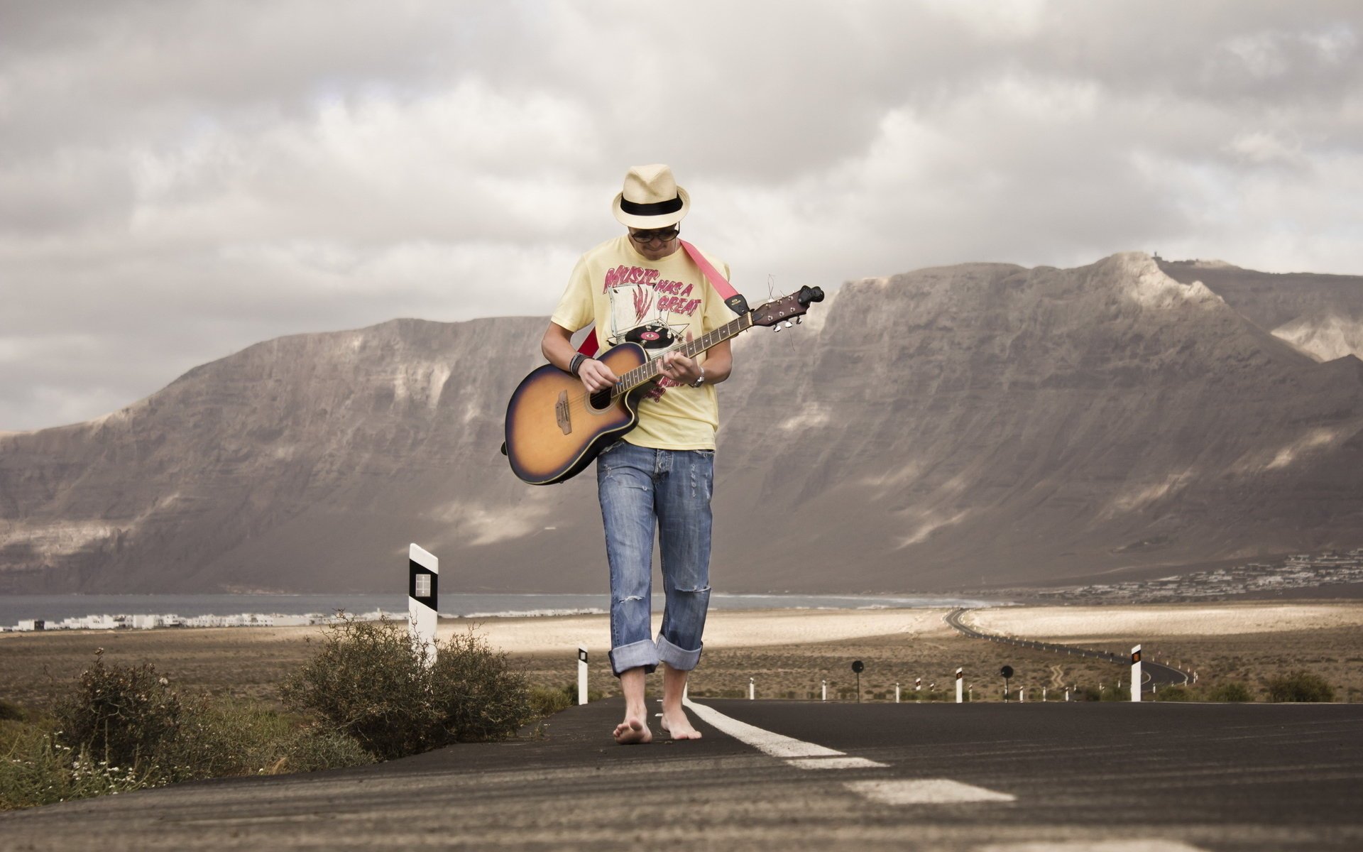 freund straße musik gitarre