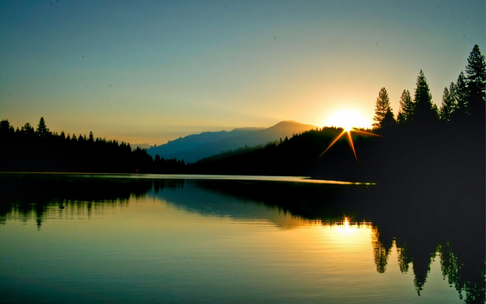 lago di montagna natura riflessione mattina foresta parco centrale