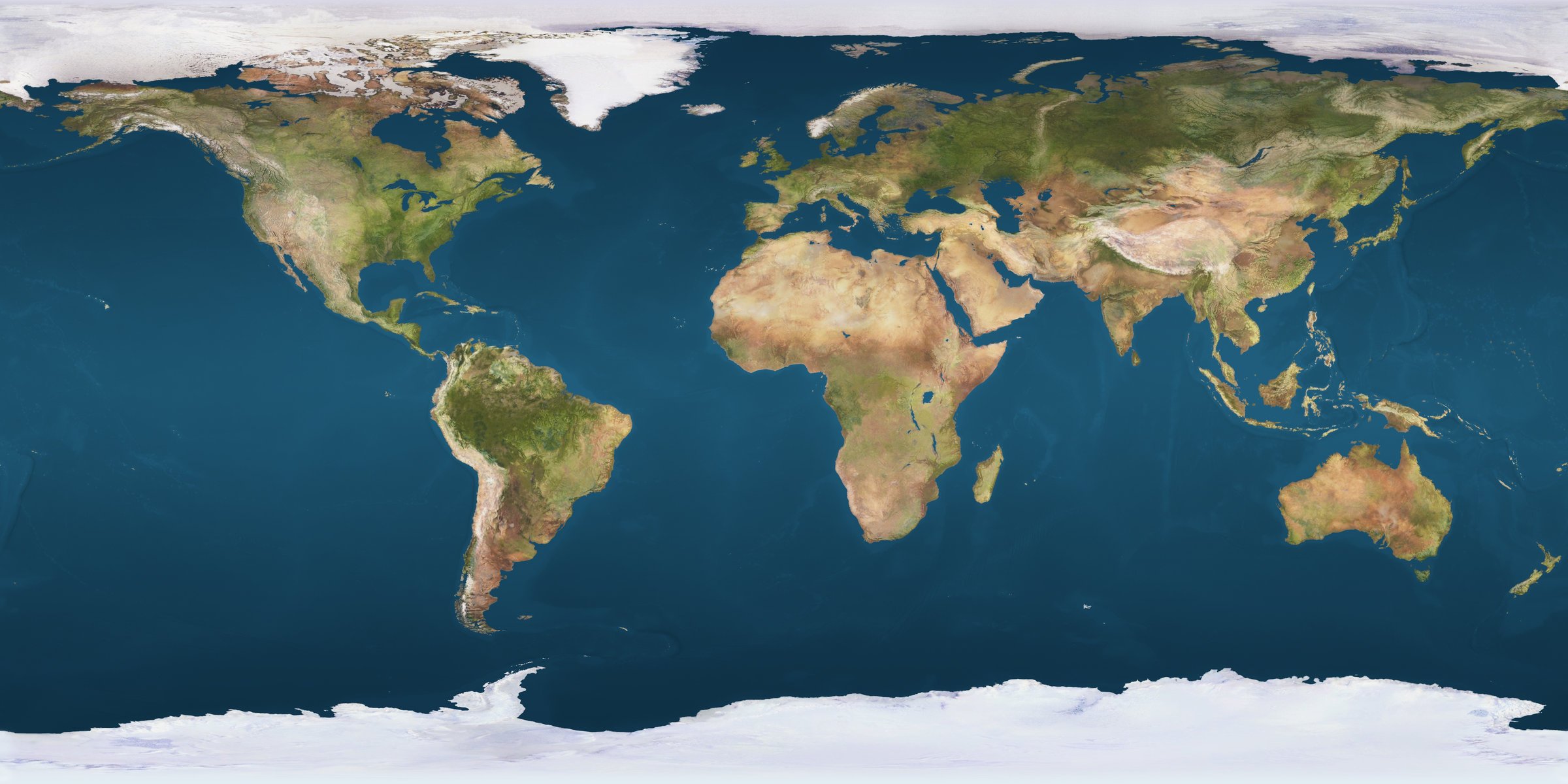 physische karte earth kontinente erde ozeane