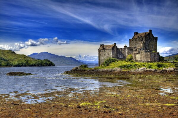 Scotland is famous for its beautiful scenery, river and mountains