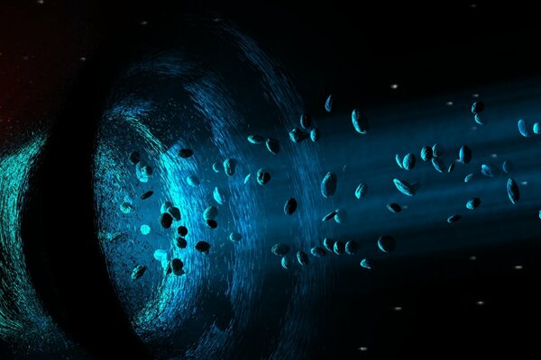 Hermoso planeta fantástico asteroide