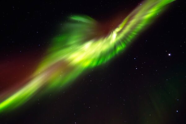 Beautiful Northern Lights in the sky