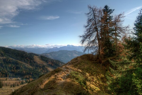 Schöne Landschaft in den Bergen