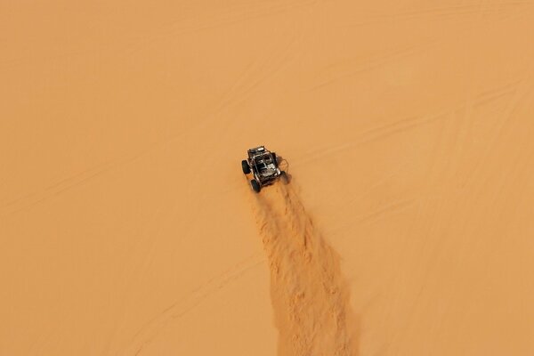 Raleigh solitario nel deserto