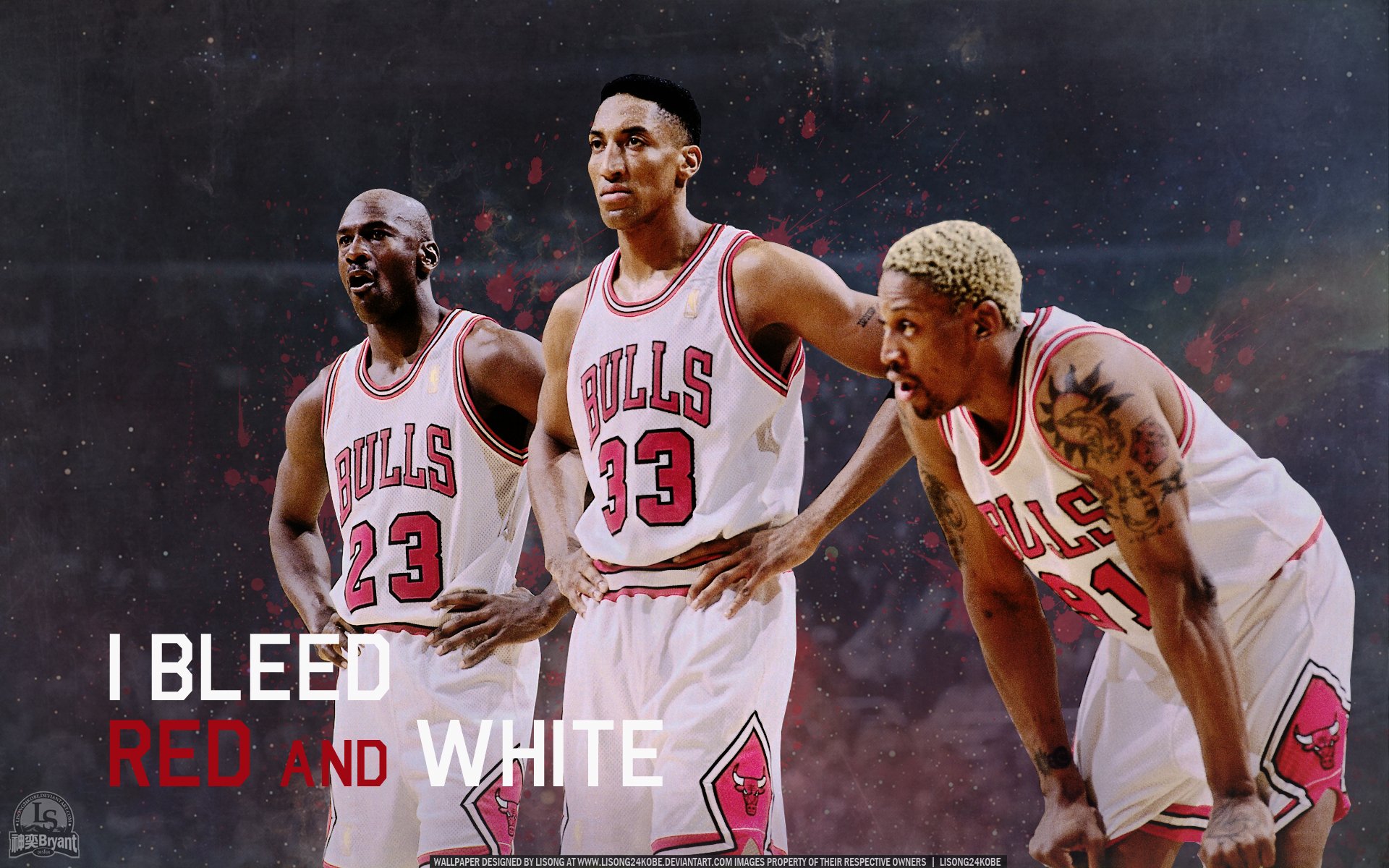 michael jordan scottie pippen dennis rodman nba basket