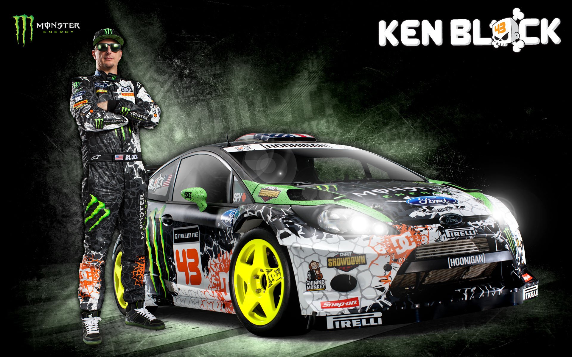 rally wrc rallycross ford rs ken block monster energy rally