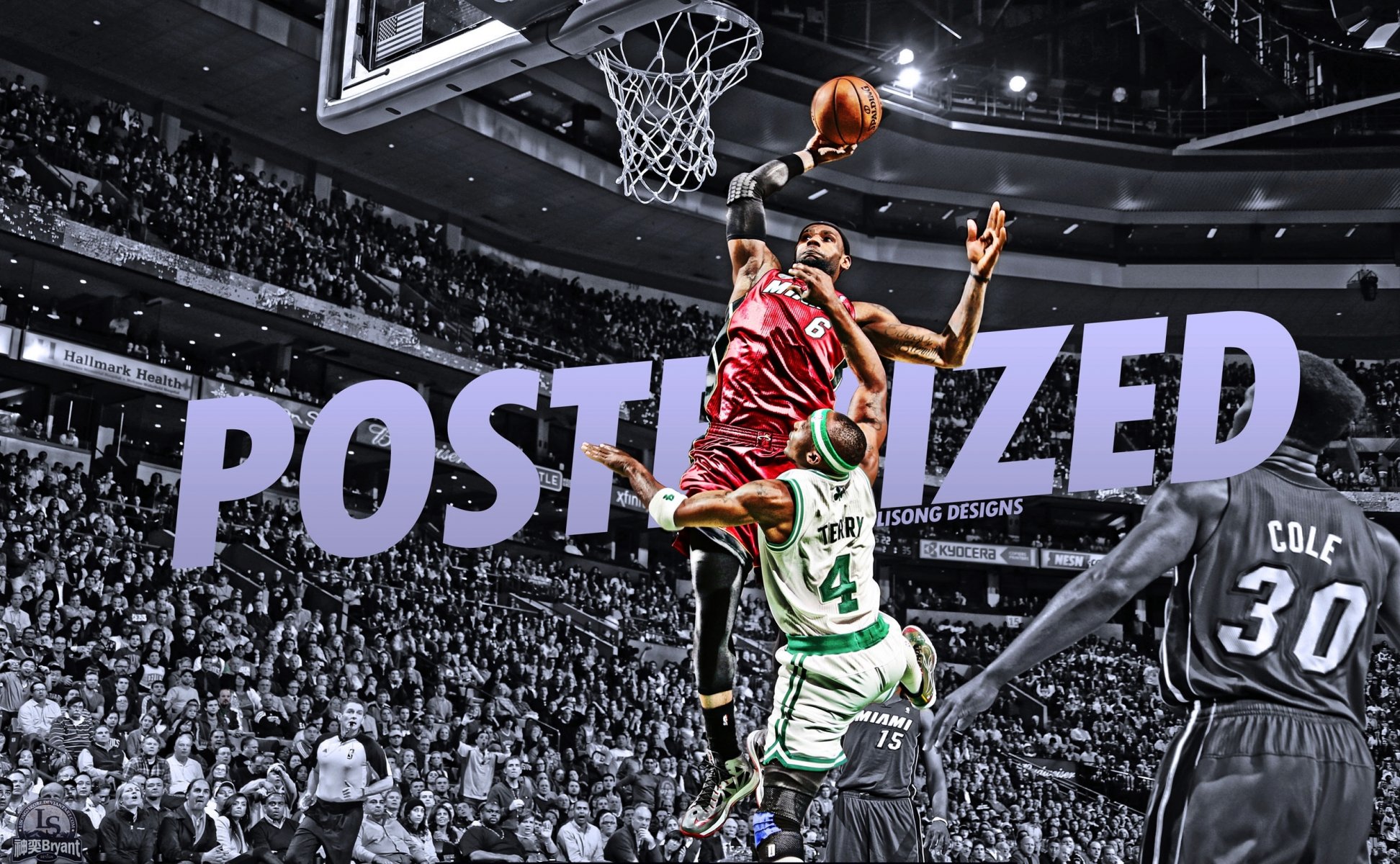 lebron james jason terry miami boston celtic gioco sport nba basket