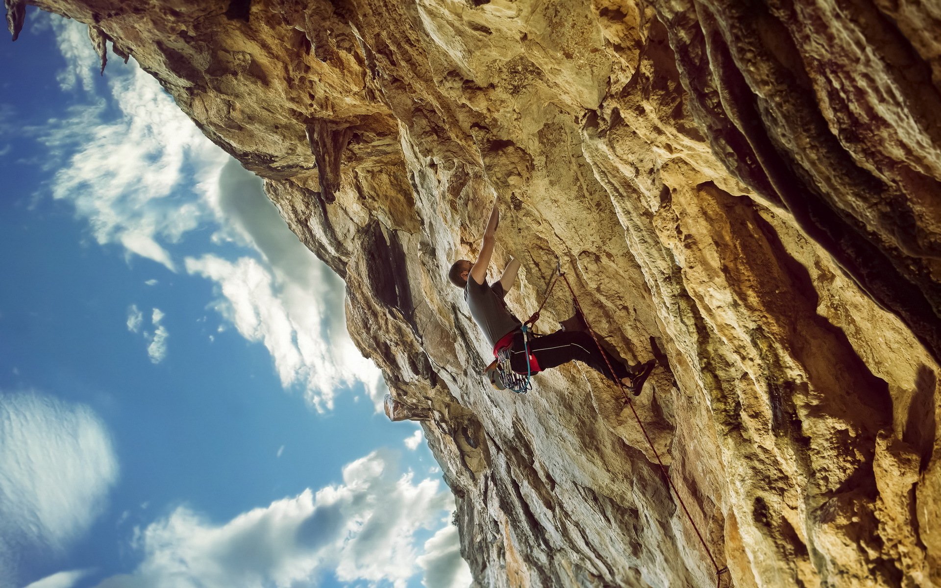 bergsteigen felsen sport