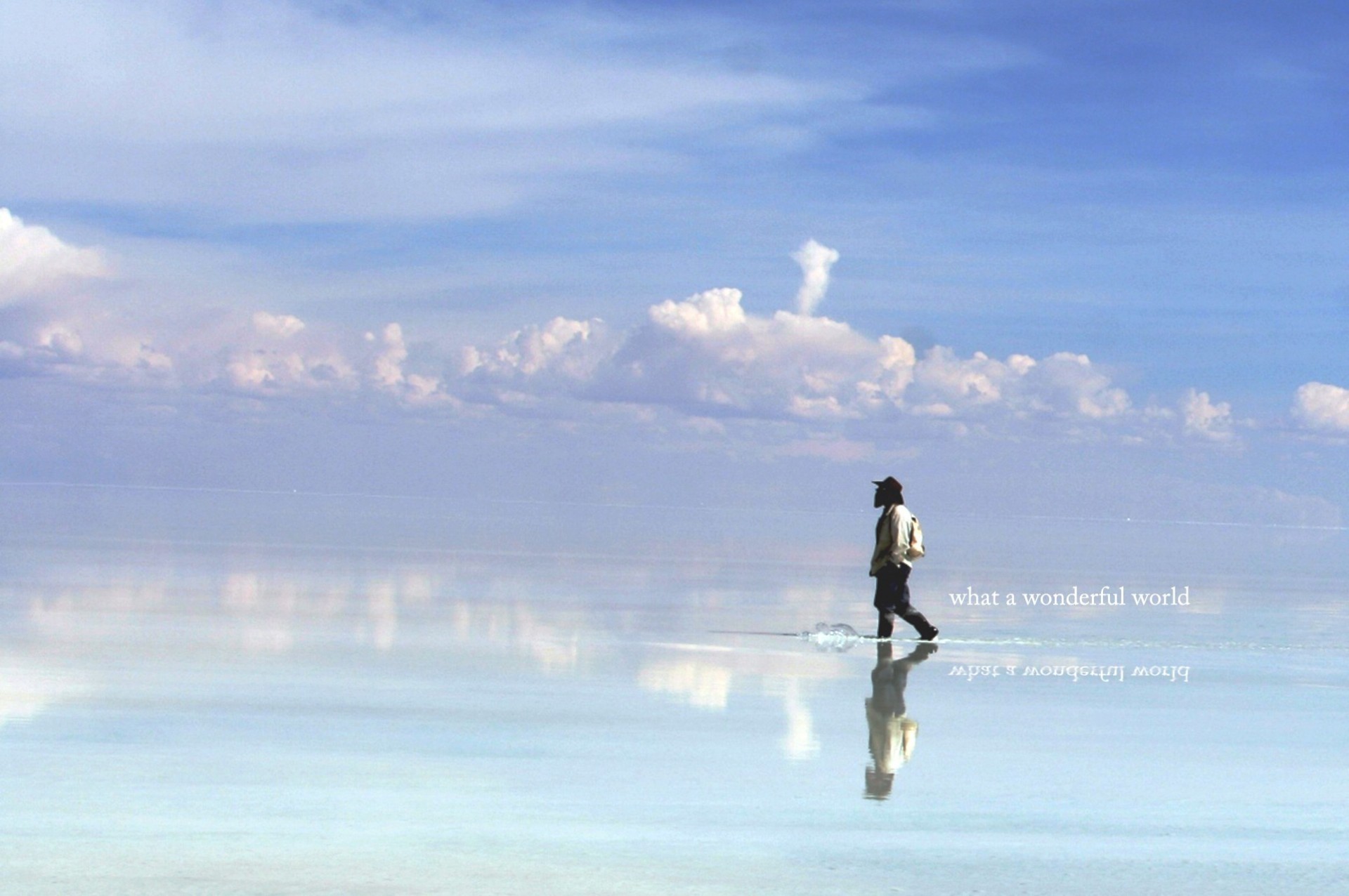 bolivia clouds inscription sky blue