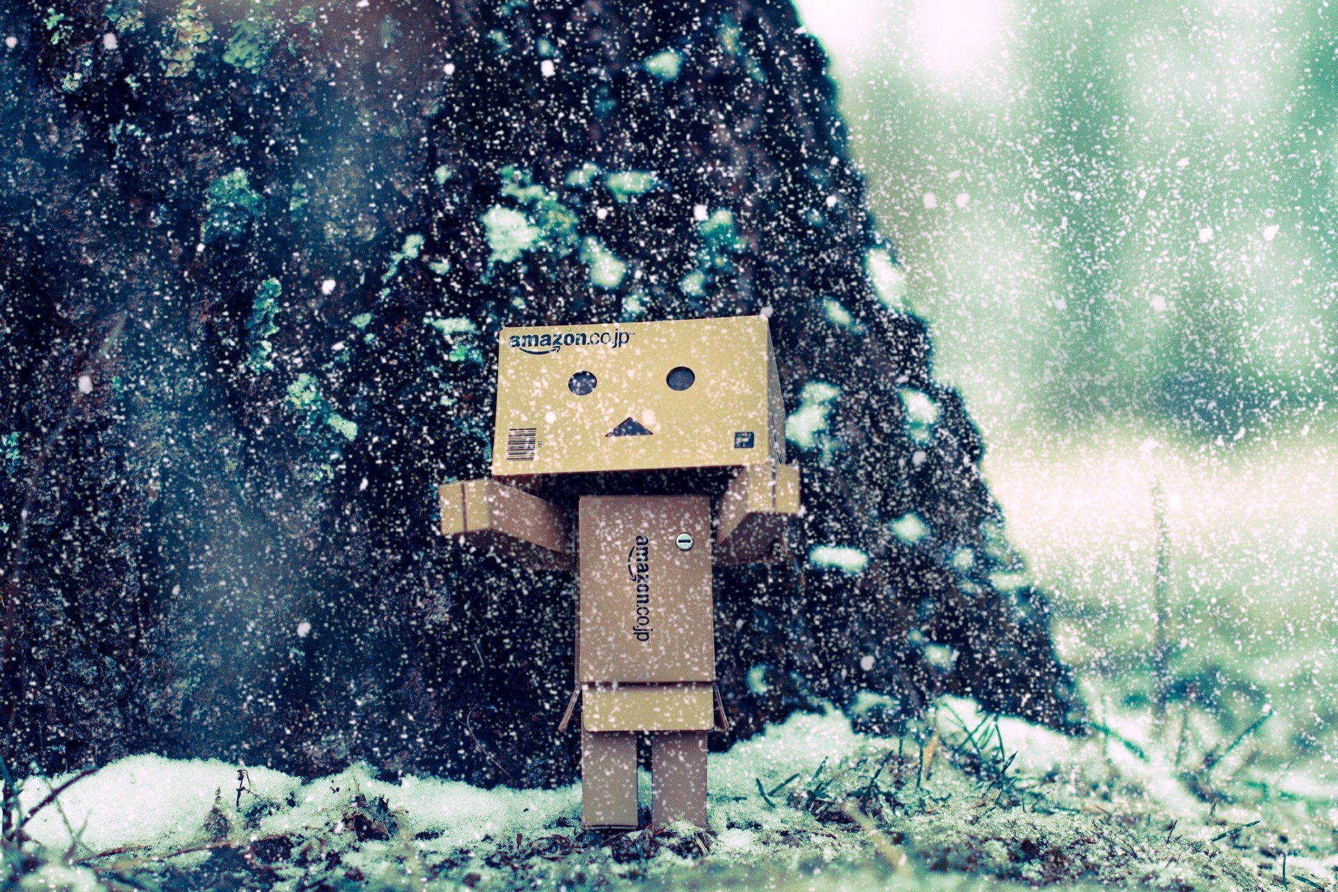 зима danbo снег игрушки