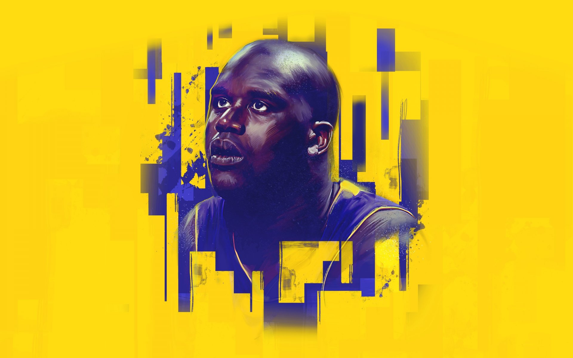 haquille o neal player face nba basketball los angeles lakers sport