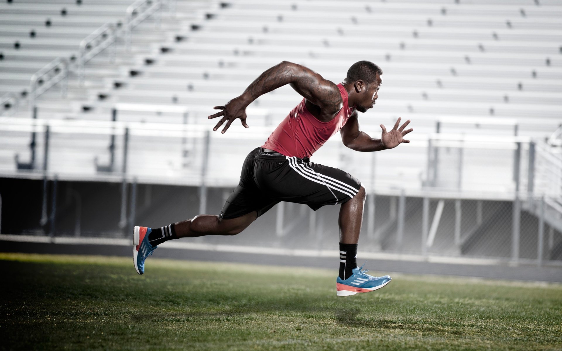 von miller corredor deporte adidas adidas césped estadio