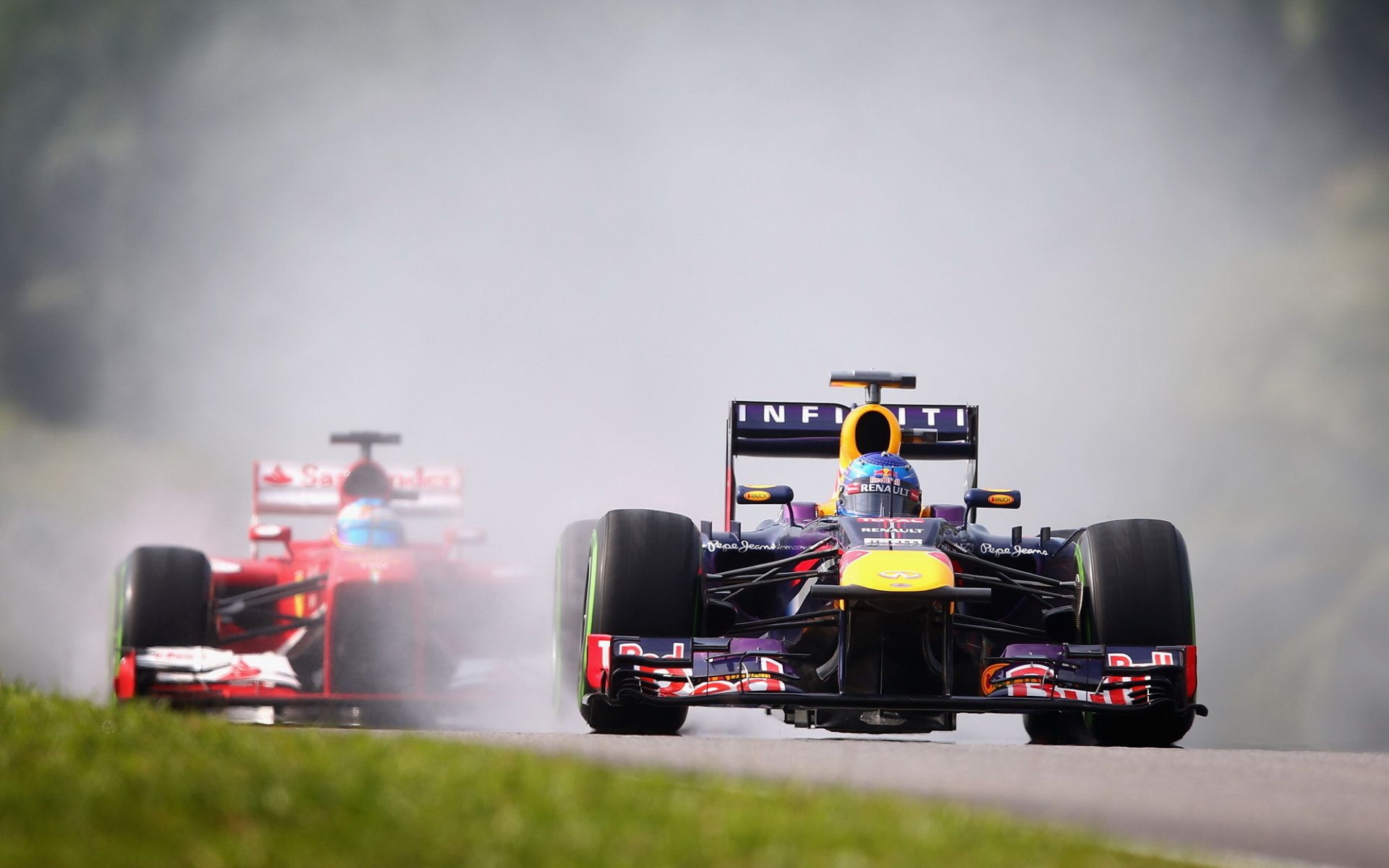 formuła jeden bolid vettel red bull ferrari malezyjski gp